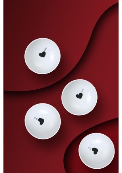 Pretty 4 Parça 10 cm Kase Seti