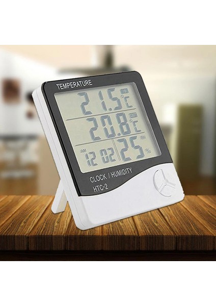 Masaüstü Iç - Dış Mekan Dijital Termometre Nem Ölçer Higrometre (4172) modelleri
