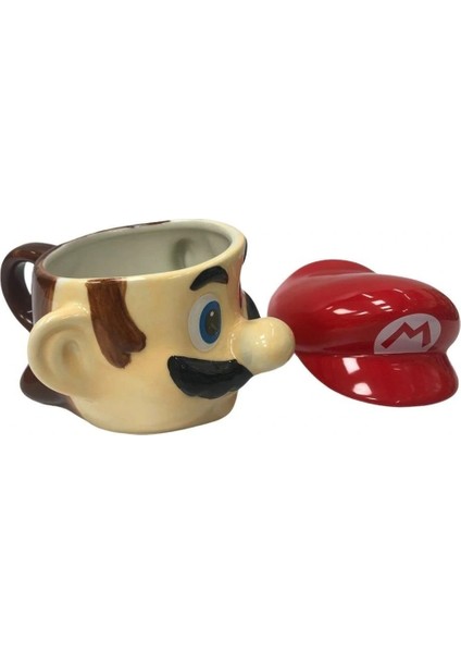 Bıyıklı Adam Tasarımlı Seramik Kapaklı Kupa Bardak fiyatları