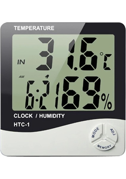 Masaüstü Dijital Termometre Nem Ölçer Higrometre (4172) modelleri