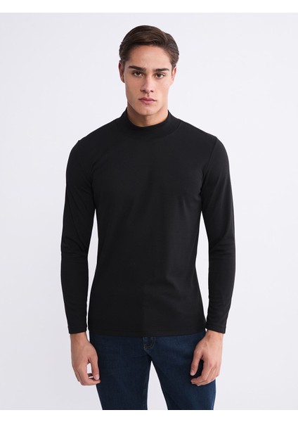 Yeni Sezon Dik Yaka Erkek Sweatshirt