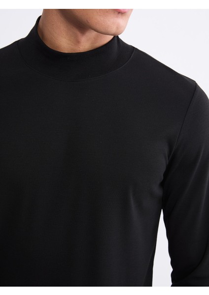 Yeni Sezon Dik Yaka Erkek Sweatshirt modelleri