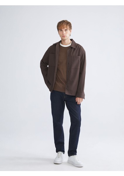 Yeni Sezon Rahat Kalıp Uzun Kollu Kadife Erkek Gömlek Ceket fırsatları