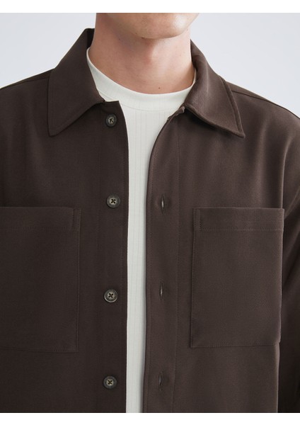 Yeni Sezon Rahat Kalıp Uzun Kollu Kadife Erkek Gömlek Ceket indirimleri