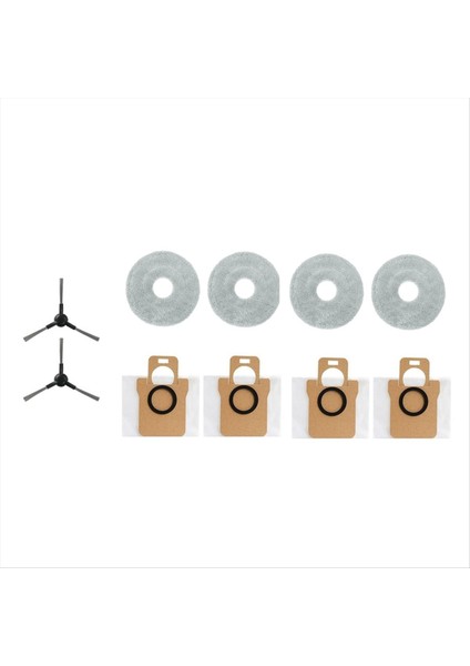 Jonr P20 Pro Otomatik Boşaltma Robot Süpürge Için 10 Adet Yan Fırça Bez Toz Torbası (Yurt Dışından) fırsatları