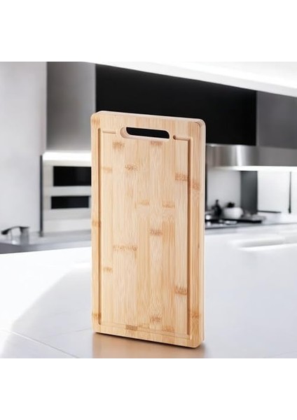 Kalın Bambu Kesme Tahtası Antibakteriel, Kalın Yıkanabilir Doğrama Tahtası Dikdörtgen (40 * 20 * 2.5cm) fiyatları