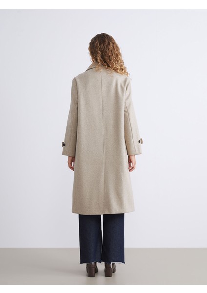 Yeni Sezon Kruvaze Yaka Kadın Kaşe Kaban indirimleri