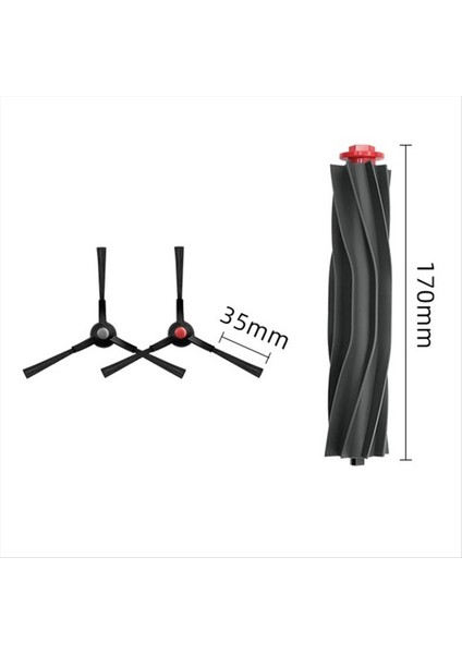 Eufy S1 Pro Robot Süpürge Aksesuarları Robot Süpürge Aksesuarları Ana Yan Fırça Değişimi (Yurt Dışından) fiyatları