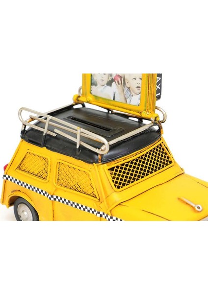 Dekoratif Metal Araba Çerçeveli ve Kumbaralı (770770)