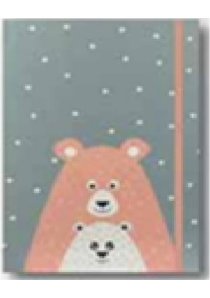 96 Yaprak Lastikli Defter Çizgili 14X20 cm 4 Adet