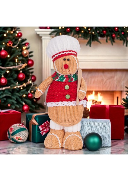 Noel Için Zencefilli Kurabiye Insan Figürü Ayakta Duran Kukla Dekorasyonu (Yurt Dışından) indirimleri