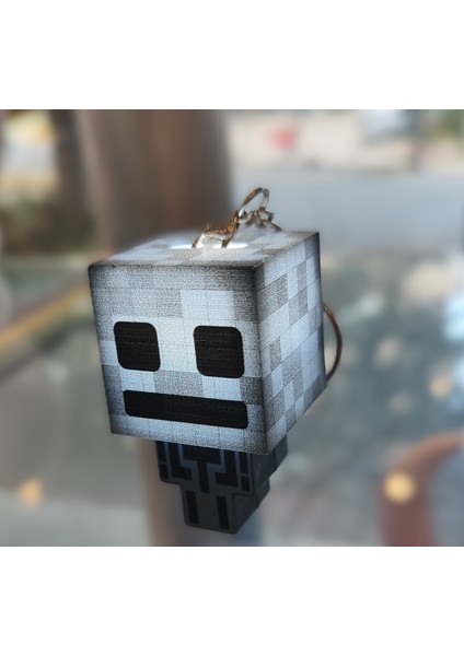 Minecraft Figürlü 3D Işıklı Anahtarlık AD21106