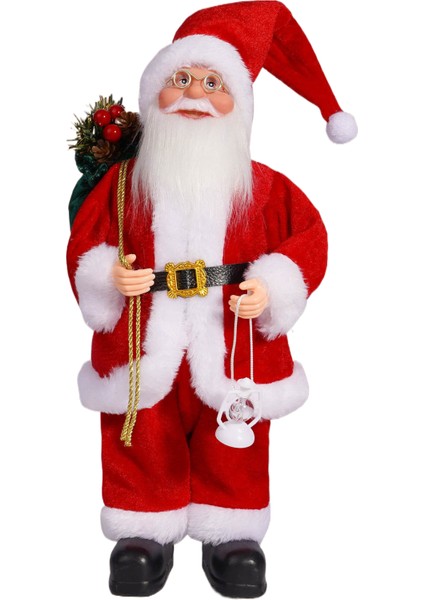 12 Inç Ayakta Duran Noel Baba Oyuncak Bebek (Yurt Dışından)