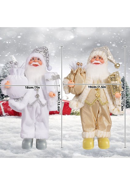 12 Inç Ayakta Duran Noel Baba Oyuncak Bebek (Yurt Dışından) fırsatları