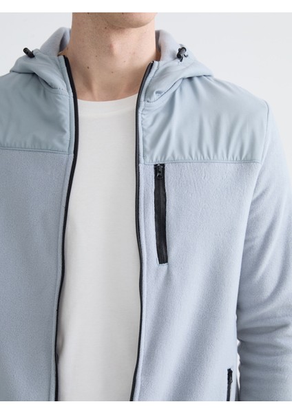 Yeni Sezon Kapüşonlu Polar Erkek Fermuarlı Sweatshirt modelleri