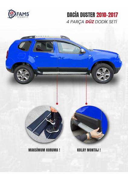 Dacia Duster 2010-2017 Uyumlu Dodik Seti 4 Parça Düz (Baskısız) modelleri