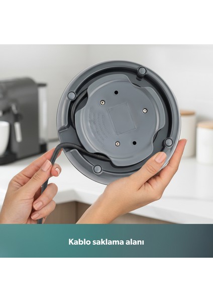 Infinity XL 1764H Cam Çay Makinesi Antrasit Siyah