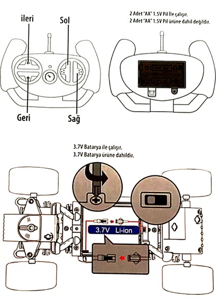 Uzaktan Kumandalı 4x4 Off-Road Arazi Aracı – 1.18 Metal Süspansiyonlu Kırmızı modelleri