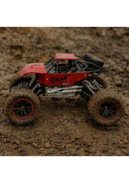 Uzaktan Kumandalı 4x4 Off-Road Arazi Aracı – 1.18 Metal Süspansiyonlu Kırmızı fırsatları