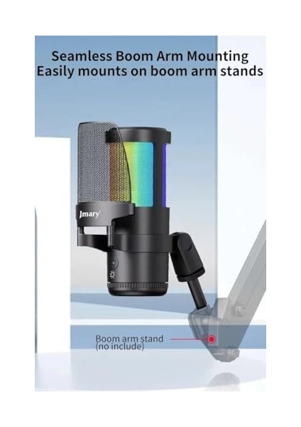 Profesyonel Stüdyo Mikrofon, Dinamik Aralık 88DB, Hassasiyet -43DB±1DB, Kayıt Condenser Masaüstü Canlı Yayın Mikrofonu Pc USB C, Oyun, Podcast, Kayıt, Yayın, Asmr Sessiz/eko PW13 modelleri