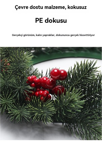 Noel Çelenk Süsü Duvar Asması Simüle Sarmaşık Çam Iğnesi Yeşil Bitki Çiçek (Yurt Dışından) fırsatları