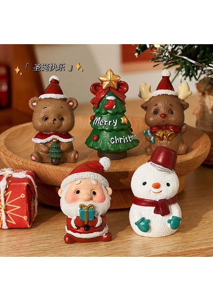 Noel Baba Masaüstü Süsleri Ağaç Süsleri Hatıra Oluşturma (Yurt Dışından) modelleri