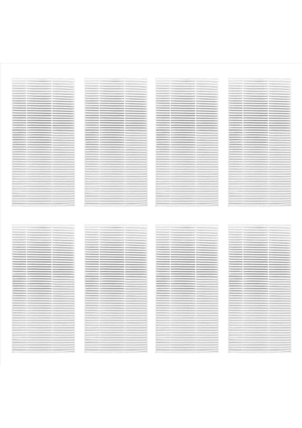 HRF201B Için 8 Pack Hava Temizleme Filtresi Febreze FRF102B ve Honeywell Filtresi U HRF201B HHT290 Et Için Yedek U Hepa Filtresi (Yurt Dışından)