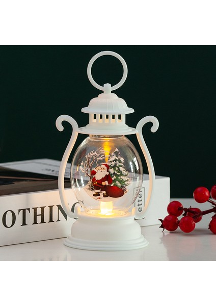 Noel Parlak Çocuk Taşınabilir Yaratıcı Küçük Yağ Lambası (Yurt Dışından) modelleri