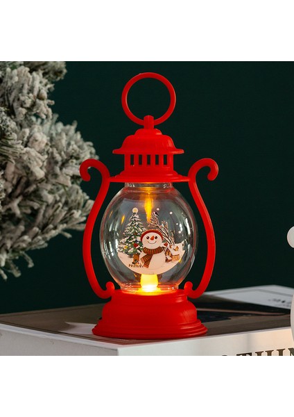 Noel Parlak Çocuk Taşınabilir Yaratıcı Küçük Yağ Lambası (Yurt Dışından) fırsatları