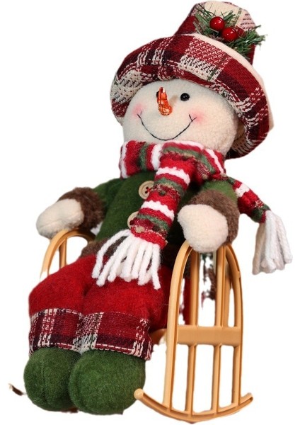 圣诞复古公仔圣诞节摇椅装饰品 (Yurt Dışından)