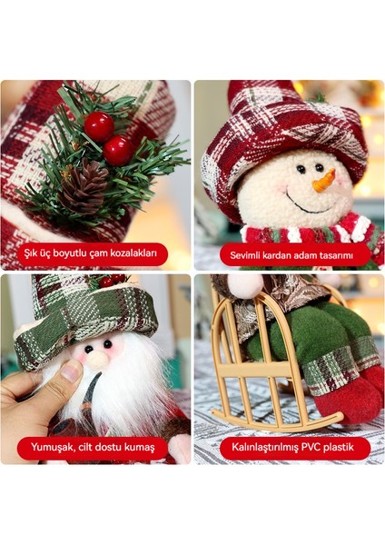 圣诞复古公仔圣诞节摇椅装饰品 (Yurt Dışından) indirimleri