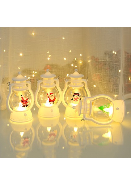 Noel Gece Lambası Taşınabilir Küçük Yağ Lambası Dekoratif Süsler (Yurt Dışından) fiyatları