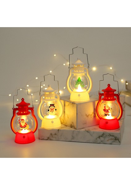 Noel Gece Lambası Taşınabilir Küçük Yağ Lambası Dekoratif Süsler (Yurt Dışından) indirimleri