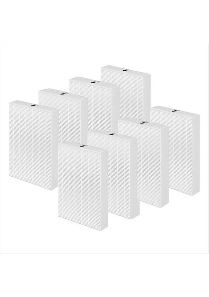 Honeywell HPA300 Serisi Hava Temizleyicileri HPA300 HPA300VP HPA304 HPA3300 HPA5300 HPA8350 Için 8pcs Yedek Hepa Filtresi R (Yurt Dışından)