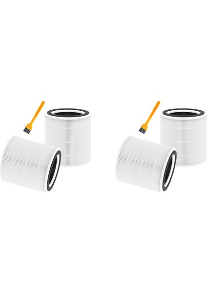 4x AP005 Taotronıcs TT-AP005 Hava Temizleyici H13 True Hepa ve Aktif Karbon Filtre Aksesuarları Için Yedek Filtreler (Yurt Dışından)