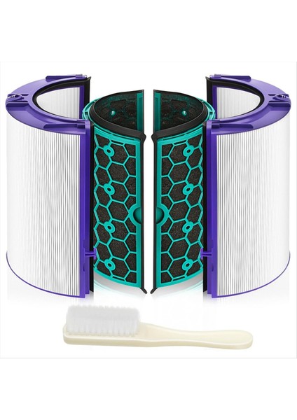 Dyson TP04 HP04 DP04 DP04 TP05 HP05 Saf Soğuk Hepa Temizleyicisi Için Hepa Karbon Filtresi Iki Evre 360 Derece Filtre Sistemi (Yurt Dışından)