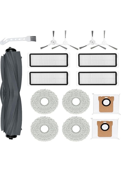 Dream Bot L10S Ultra Robot Vakum Süpürücü Için Yedek Aksesuar Kiti, 1 Kauçuk Ana Fırça (Yurt Dışından) fırsatları