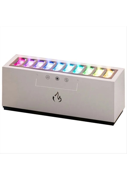 Dinamik Nemlendirici Masaüstü Müzik Alev Hava Nemlendiricisi Ana Sayfa 900ML Rgb LED Işık Nemlendirici Difüzör Makine Mist (Yurt Dışından) fırsatları