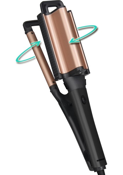 Shibowavy 2in1 Wag Maşa (2 Ayarlı Döner Başlıklı 16MM Ince Bukle & 38MM Iri Dalga) modelleri