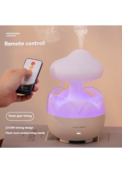 3 Arada 1 Yağmur Bulutu Su Damla Nemlendirici Uzak Yağ Difüzörlü Lamba Lambası Nemlendirici Yatak Odası Için Us Fişi (Yurt Dışından) indirimleri