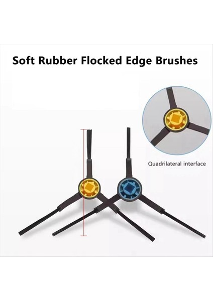 Mıdea V12 Yedek Parça Aksesuarları Sarf Meydan Okurabilen Ana Yan Fırça Hepa Filtre Mop Kumaş Toz Çanta (Yurt Dışından) indirimleri