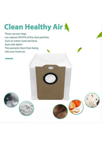 Midea S5+ Plus Için 8pcs, Liectroux G7, Conga 2299 Ultra Home X-Treme / Genesis, Evolution Airo Vakum Parçaları Toz Çantası (Yurt Dışından) fiyatları