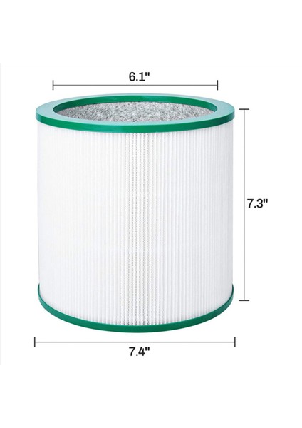 6 Paket Hepa Yedek Filtresi Dyson TP00 TP02 TP03 AM11 Tower Arıtma Saf Soğuk Bağlantı Bölüm 968126-03 (Yurt Dışından) fırsatları