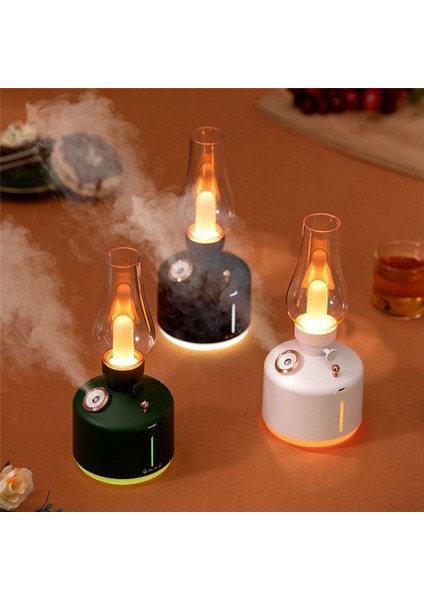 Retro Kömür Yağ Lambası Modeli LED Gece Işık Sessiz Mist Makarası USB Şarj Edilebilir Kablosuz Mini Hava Nemlendirici Araba Ofisi C Için (Yurt Dışından) fırsatları