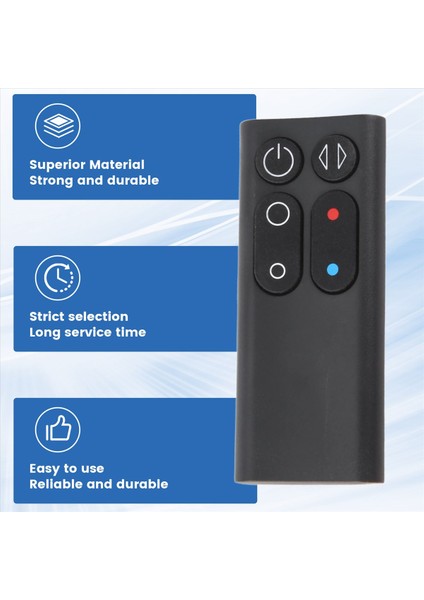 Dyson Fan Isıtıcı Modelleri Için Yedek AM04 AM05 Uzaktan Kumanda AM04 AM05 Uzaktan Kumanda (Siyah) (Yurt Dışından) indirimleri