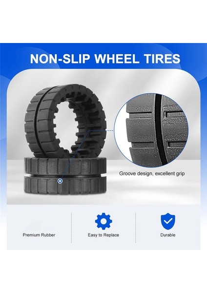 Irobot Braava Jet M6 (6110) (6012) (6112) (6113) Ultimate Robot Mop Için Islak Paspas ve Yedek Tekerlek Lastikleri (Yurt Dışından) fiyatları