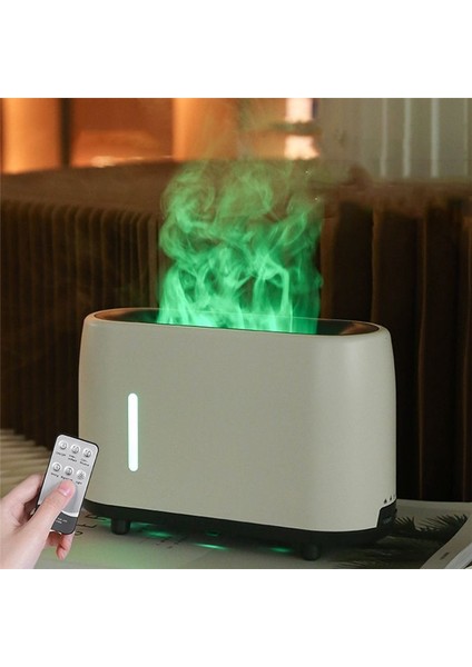 Ev Ofisi Alev Difüzör Hava Nemlendiricisi Masaüstü Aromaterapi Difüzör Ultra Şerif Aromaterapi Hava Difüzör (Ingiltere Fişi) (Yurt Dışından) fırsatları