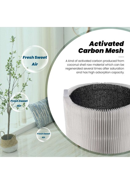 Blueair Blue Pure 411/411+ &amp Blueair 3210 Hava Temizleme Filtresi Aktif Karbon Filtresi Için Yedek Filtre (Yurt Dışından) fiyatları