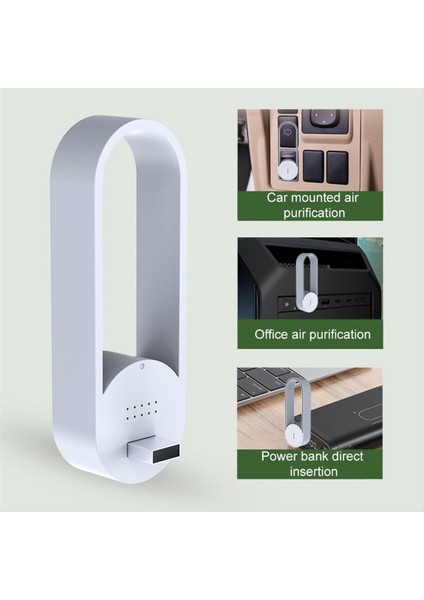 USB Hava Temizleyici Ev ve Yatak Odası Için Hava Temizleyici Sessiz Uyku Modu Hava Temizleyici Polen Parçacıkları Tozu (Yurt Dışından) fırsatları