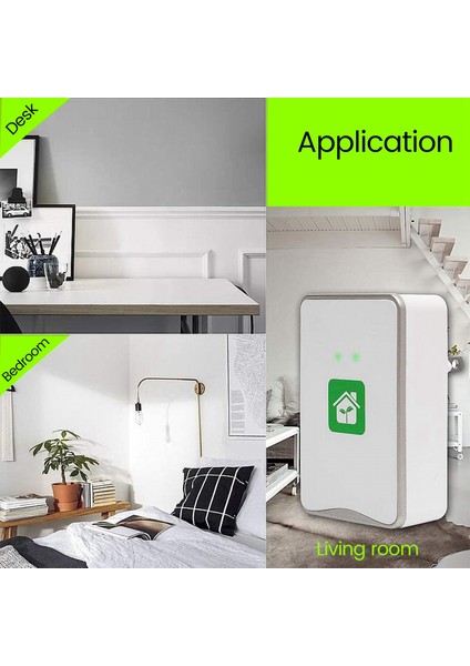 Negatif Iyon Jeneratörü En Yüksek Çıkışlı Takılabilir Hava Temizleyici - 32 Milyona Kadar Negatif Iyon/sn 3 Paket Abd Fişi (Yurt Dışından) fiyatları